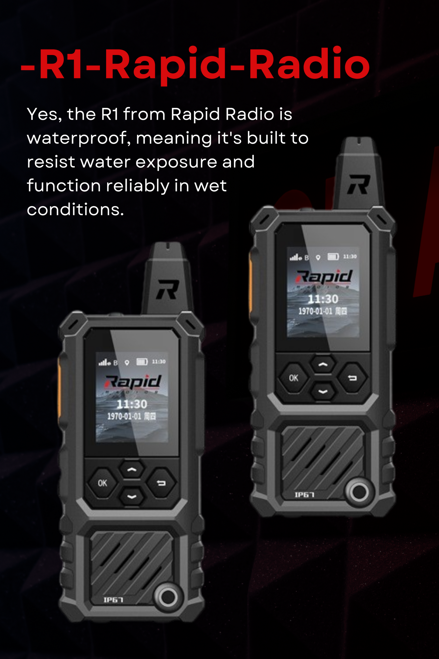 PRE-SALE: Rapid Radios R1 – Waterproof Rugged LTE + WIFI Rapid Radio - SHIPS NOV. 3