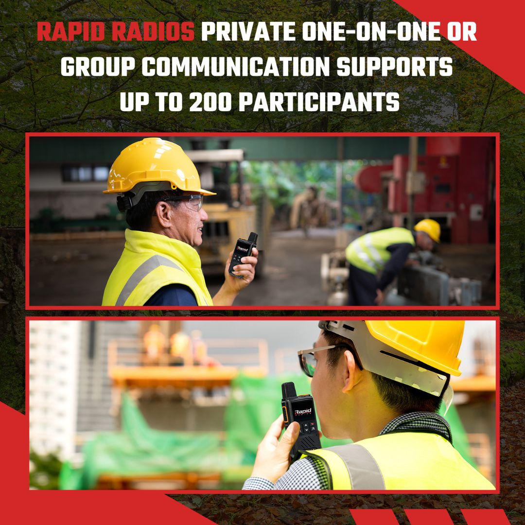 Rapid Radios Nationwide PTT Walkie-Talkie