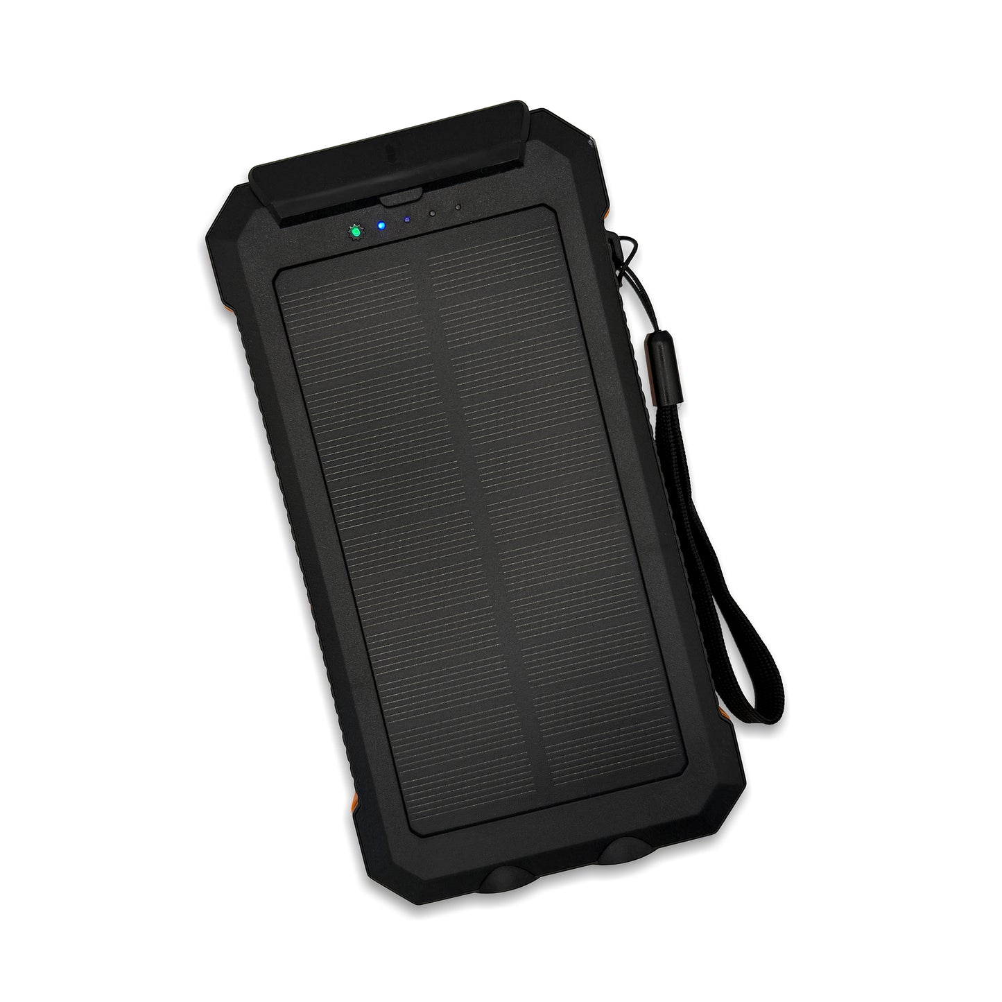 20000mAh Solar Power Bank – USB & USB-C Charging, 2W Solar Panel, Fast Output