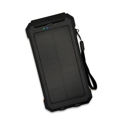 20000mAh Solar Power Bank – USB & USB-C Charging, 2W Solar Panel, Fast Output